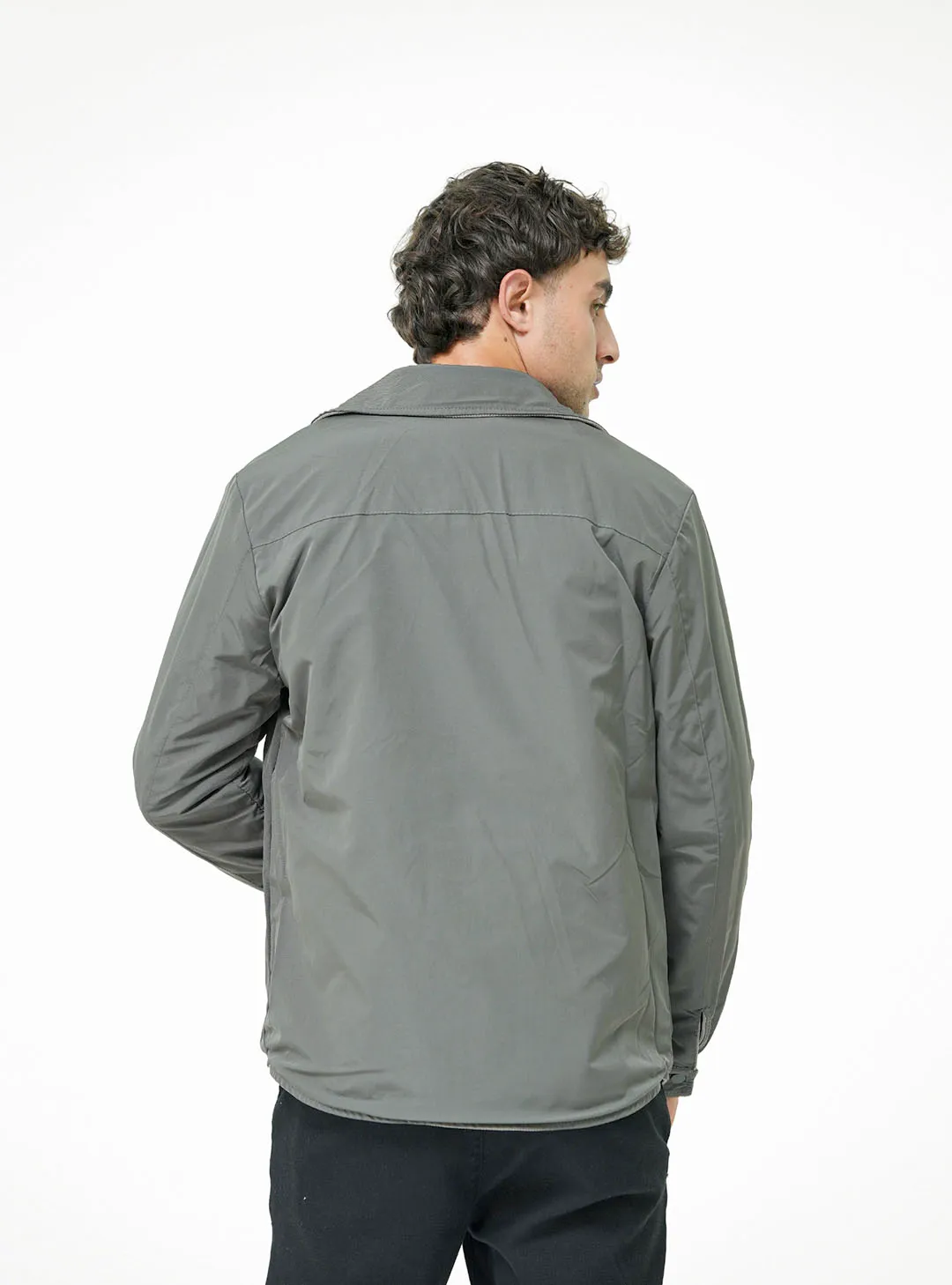 Blouson col chemise d.face
